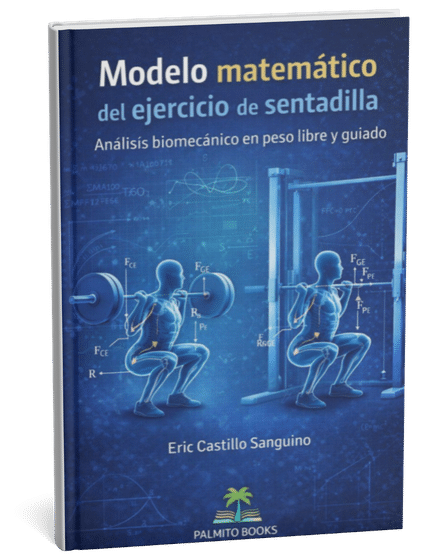 Modelo matemático del ejercicio de sentadilla. Análisis biomecánico en peso libre y guiado